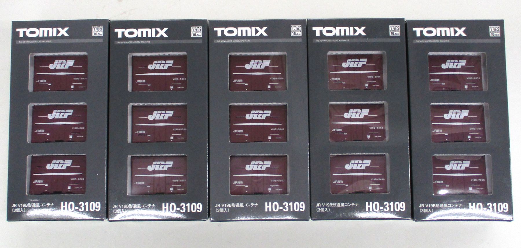 【中古】HOゲージ TOMIX(トミックス) HO-3109X5 JR V1