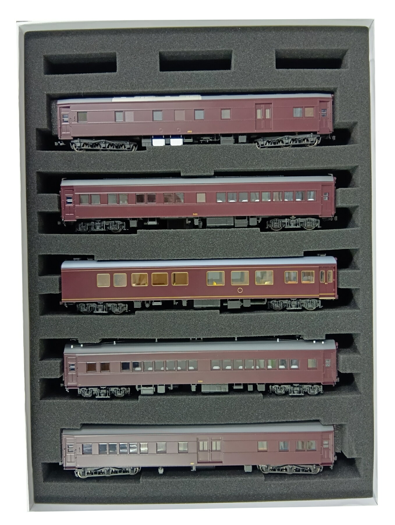 【中古】HOゲージ 天賞堂 客車 セット商品 57078　お召列車1号編成 5両セット 【A´】 外箱若干傷み