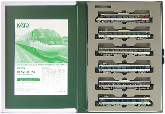 【中古】Nゲージ KATO(カトー) 10-558 383系「ワイドビューしなの」6両基本セット 2008年ロット 【A】