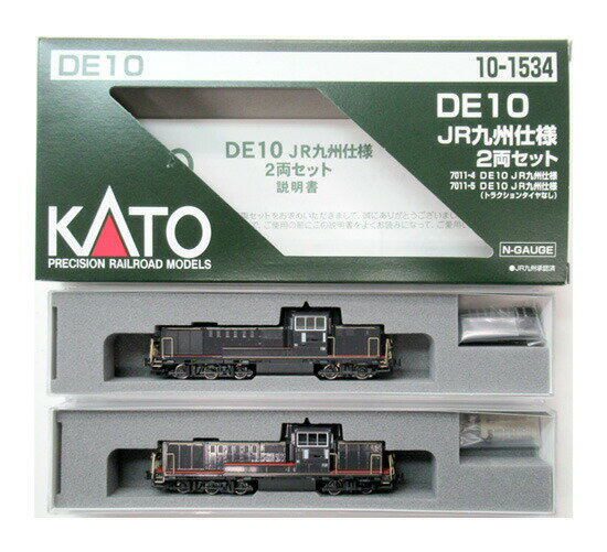 【中古】Nゲージ KATO(カトー) 10-1534 DE10 JR九州仕様 2両セット 【A´】 外箱傷み