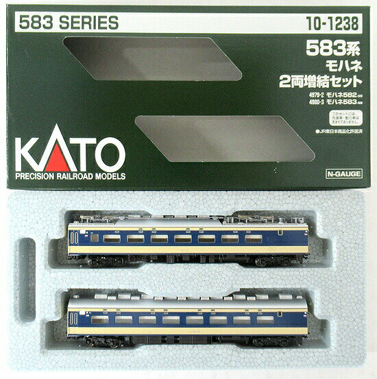 樂天商城 - 【中古】Nゲージ KATO(カトー) 10-1238 583系 モハネ2両増結セット 2018年ロット 【A´】 外箱若干傷み