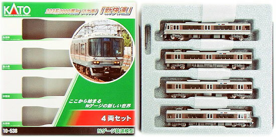 樂天商城 - 【中古】Nゲージ KATO(カトー) 10-538 223系2000番台 (2次車)「新快速」4両セット 2012年ロット 【A´】 外箱若干傷み