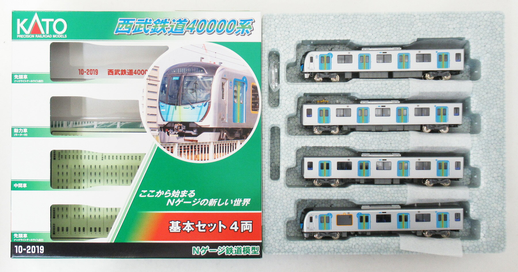 【中古】Nゲージ KATO(カトー) 10-2019 西武鉄道40000系 基本4両セット 【A】