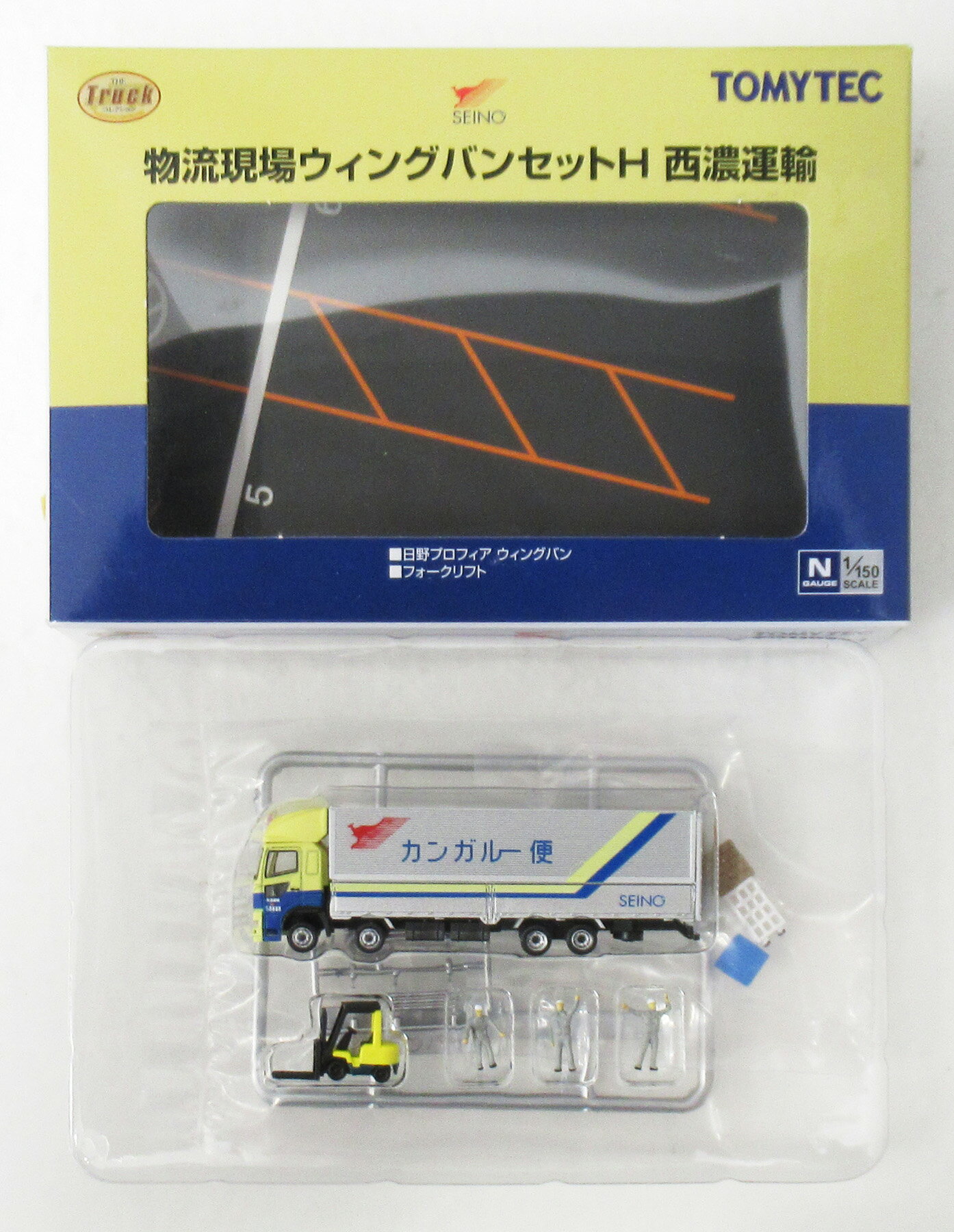 乐天商城 - 【中古】ジオコレ TOMYTEC(トミーテック) (NT150) ザ・トラックコレクション 物流現場ウィングバンセットH 西濃運輸 【A´】 ※外箱傷み