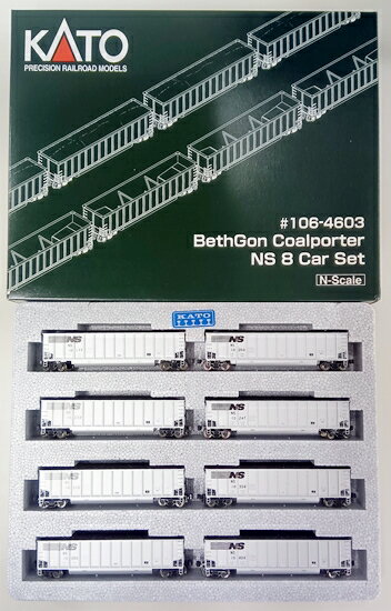 乐天商城 - 【中古】Nゲージ KATO(カトー) 106-4603 NS BethGon Coalporter 8両セット 【C】 外箱傷み #10404：妻面塗装乱れ