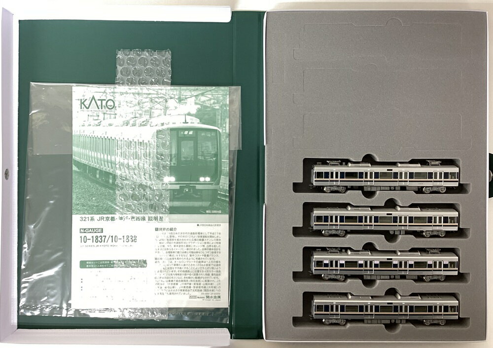 【中古】Nゲージ KATO(カトー) 10-1838 321系 JR京都・神戸・東西線 増結4両セット 【A】