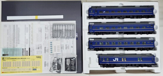 【中古】HOゲージ TOMIX(トミックス) HO-9133 JR 24系25形特急寝台客車(エルム)セット(4両) 【A】