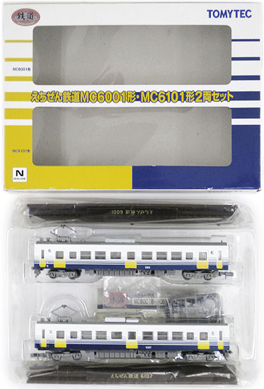 【中古】ジオコレ TOMYTEC(トミーテック) (090-091) 鉄道コレクション えちぜん鉄道 MC6001形MC6101形 2両セット 【A´】 ※外箱日焼け退色・傷みあり、メーカー出荷時からの塗装ムラ等はご容赦下さい