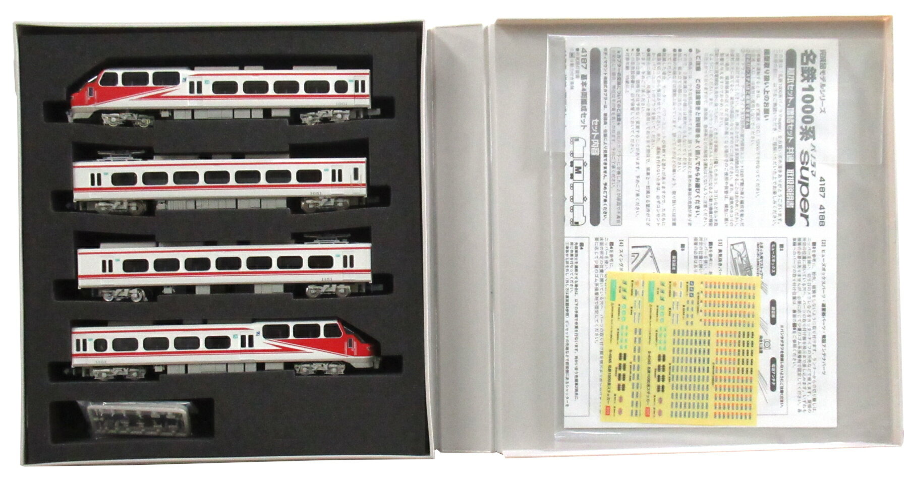 GREENMAX 名鉄1000系パノラマスーパー4両基本セット中古美品