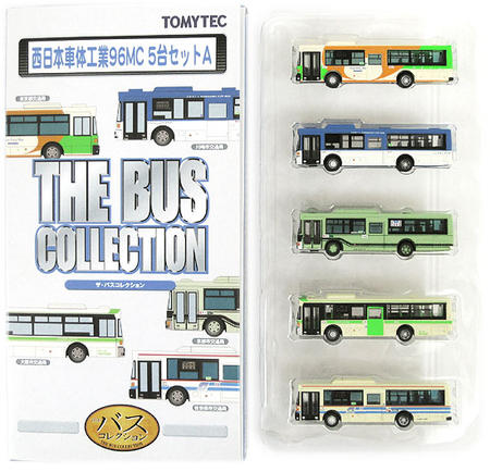 樂天商城 - 【中古】ジオコレ TOMYTEC(トミーテック) (N021-N025) ザ・バスコレクション 西日本車体工業 96MC ノンステップバス 5台 セット 【A´】 外箱傷み(裏面凹みあり) メーカー出荷時の塗装ムラ等はご容赦下さい