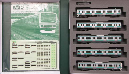 KATO E231系 常磐線・上野東京ライン 5両セット E231系 常磐線・上野東京ライン 6両基本セット (基本・6両セット