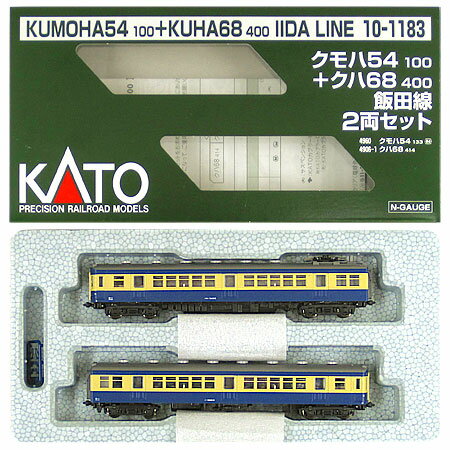 【中古】Nゲージ KATO(カトー) 10-1183 クモハ54-100 クハ68-400 飯田線 2両セット 【A´】 外箱多少傷み