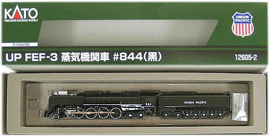 【中古】Nゲージ KATO(カトー) 12605-2 UP FEF-3 蒸気機関車 #844 (黒) 2014年ロット 【A´】 外箱傷み