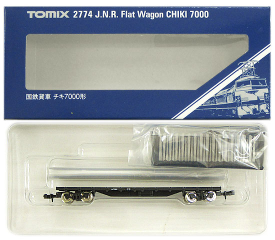 【中古】Nゲージ TOMIX(トミックス) 2774 国鉄貨車 チキ7000形 2017年ロット 【A´】 外箱若干傷み