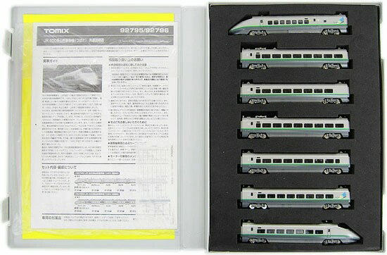 樂天商城 - 【中古】Nゲージ TOMIX(トミックス) 92795 JR 400系 山形新幹線 (つばさ・新塗装) 7両セット 2008年ロット 【B】 車輪傷みあり・説明書の袋、開封済み・スリーブかなり傷みあり