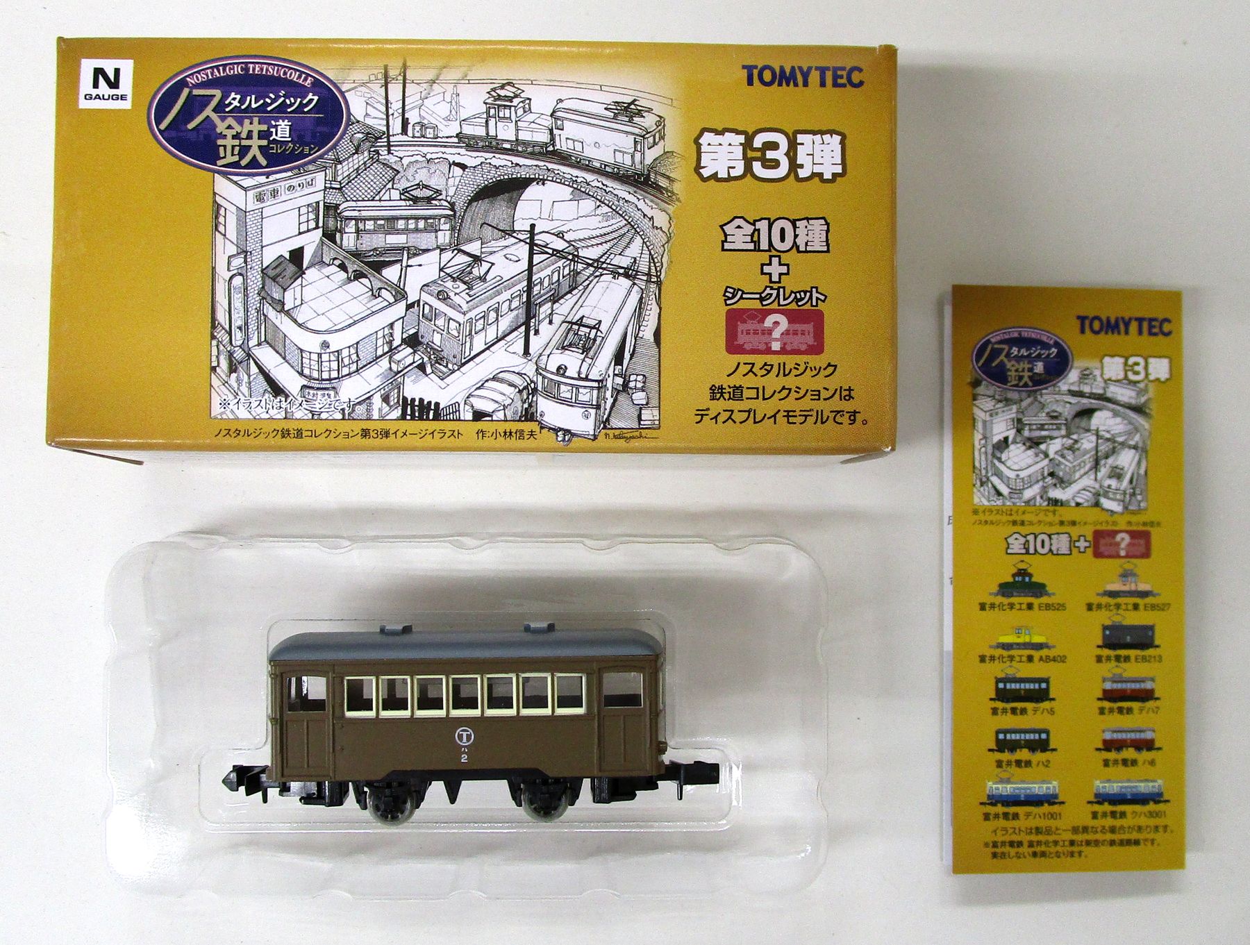 【中古】ジオコレ TOMYTEC(トミーテック) (ノ027) ノスタルジック鉄道コレクション 第3弾 富井電鉄 ハ2 【A´】 外箱傷み・破れ 微細な塗装ムラはご容赦下さい。