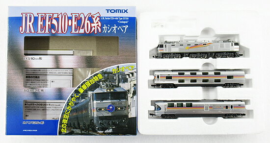 【中古】Nゲージ TOMIX(トミックス) 92408 JR EF510形+E26系 (カシオペア) 3両基本セット 2015年ロット 【A´】 外箱多少傷み、説明書の袋開封済み