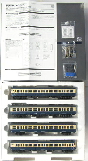 【中古】HOゲージ TOMIX(トミックス) HO-9075 国鉄 115-1000系近郊電車 (横須賀色) 4両セット 【A】