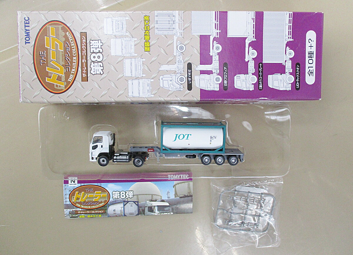 【中古】ジオコレ TOMYTEC(トミーテック) (077) ザ・トレーラーコレクション 第8弾 いすゞギガ 日本石油輸送(ISOタンクコンテナ) 【A´】 ※外箱傷み、メーカー出荷時からの塗装ムラ等はご容赦ください