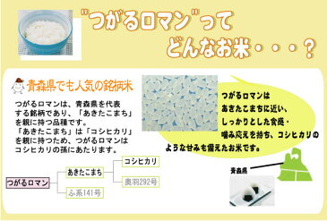 【キャッシュレス5％還元】無洗米 青森県産つがるロマン10kg（5kg×2袋）令和元年産【送料無料】★Shop Of The Year 米大賞★ [北海道沖縄へのお届けは別途送料760円] 【コンビニ受取 コンビニ決済 後払い 可】