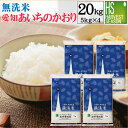 無洗米 愛知県産 あいちのかおり 20kg(5kg×4袋) 令和5年産送料無料 [北海道沖縄へは別途送料760円]【あす楽_土曜営業…