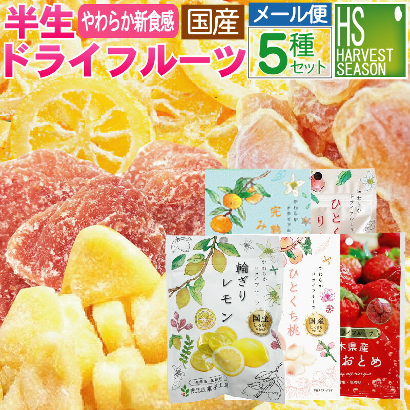 半生 国産ドライフルーツ 5種セット セット内容...の商品画像