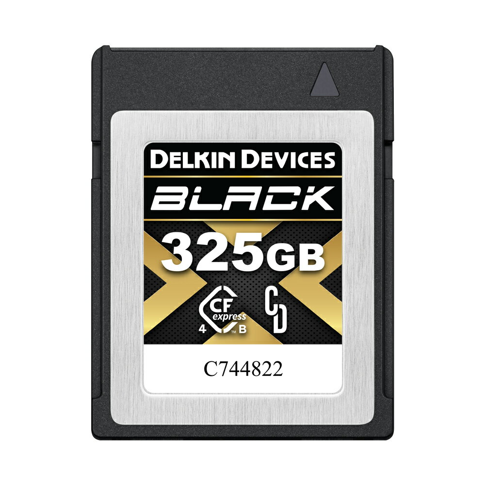 ǥ륭 Delkin BLACK 4.0 CFexpress Type B  325GB (ɹ3530MB/s 3250MB/s)