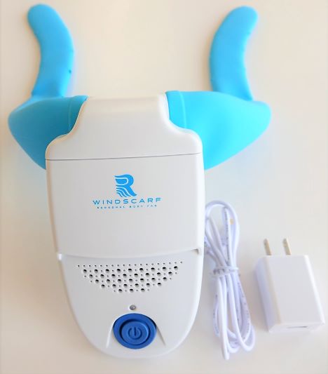 ウインドスカーフ WIND SCARF 送料無料 暑さ 熱中症 対策 外出 室内 春 夏 夏季 猛暑 酷暑 残暑 秋 涼しい 風 軽い 軽量 胸部 背中 冷やす...