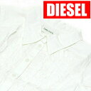 ディーゼル シャツ DIESEL 半袖シャツ 半袖 子供服 男の子 女の子 キッズ ベビー服 子供 ベビー シャツ レディース 00JBDT-00Y93-K100 大人 白シャツ おしゃれ かわいい ワンポイント フリル プレゼント ギフト 新生活 新社会人 父の日