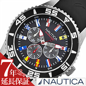 【延長保証対象】ノーティカ腕時計 NAUTICA時計 NAUTICA 腕時計 ノーティカ 時計 フラッグ スポーツ アクティブ NST07 SPORT ACTIVE メンズ ブラック ホワイト A12626G アナログ おしゃれ 通販 アメリカン ブランド 送料無料[ プレゼント ギフト バレンタイン ]