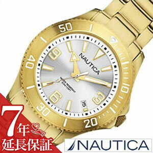 【延長保証対象】ノーティカ腕時計 NAUTICA時計 NAUTICA 腕時計 ノーティカ 時計 デイトM スポーツ アクティブ NAC102 SPORT ACTIVE レディース シルバー A15639M アナログ ゴールド おしゃれ 通販 アメリカン ブランド 送料無料