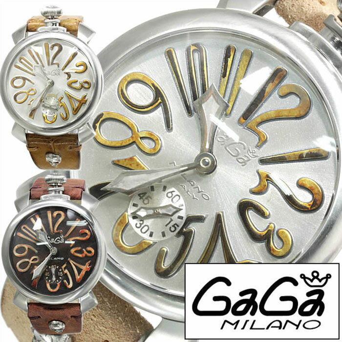 ガガ ミラノ 腕時計（メンズ） ガガミラノ GaGaMILANO ガガミラノ 時計 GaGaMILANO 時計 ガガ ミラノ GaGa MILANO ガガミラノ 腕時計 GaGaMILANO腕時計 マヌアーレ ヴィンテージ MANUALE VINTAGE メンズ レディース GG-5010S ブランド vintage ビンテージ レザー プレゼント ギフト 父の日