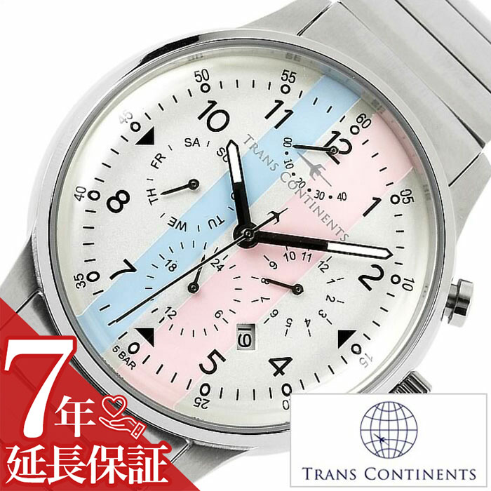 トランスコンチネンツ腕時計 TRANS CONTINENTS時計 TRANS CONTINENTS 腕時計 トランスコンチネンツ 時計 メンズ ブルー TAQ-6601-02 ア..