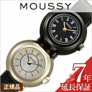 MOUSSY 腕時計 [延長保証対象]マウジー腕時計 MOUSSY時計 MOUSSY 腕時計 マウジー 時計 マウジー ツイン ケース MOUSSY Twin Case レディース ブラック ホワイト WM0011V1 アナログ 革ベルト グレー シャンパン ゴールド 人気 プレゼント ギフト 新生活 新社会人 母の日