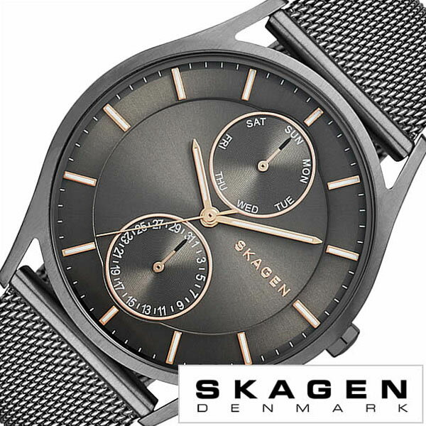 スカーゲン スカーゲン SKAGEN 腕時計 スカーゲン 時計 SKAGEN 時計 スカーゲン 腕時計 ホルスト Holst メンズ レディース グレー SKW6180 人気 新作 流行 ブランド 防水 革 ベルト レザー 北欧 薄型 プレゼント ギフト 新生活 新社会人 父の日 新生活 新社会人