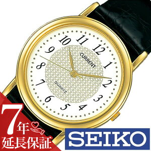 [延長保証対象]セイコー カレント 腕時計 SEIKO CURRENT 時計 セイコーカレント 時計 SEIKOCURRENT 腕時計 メンズ ホワイト AXYN011 革 ベルト 正規品 クオーツ ブラック ゴールド シンプル スタンダード ラッピング プレゼント ギフト 新生活 新社会人 母の日 父の日