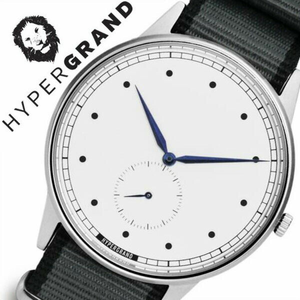 ハイパーグランド 腕時計 HYPERGRAND 時計 ハイパー グランド HYPER GRAND シグネチャー ナトー NATO メンズ レディース ホワイト NWSGSWGREY カジュアル ファッション オシャレ シンガポール