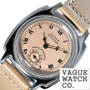 ヴァーグウォッチ 腕時計 VAGUEWATCH Co. 時計 ヴァーグ　ウォッチ 時計 VAGUE WATCH Co. 腕時計 クッサン COUSSIN メンズ ピンクベージュ CO-L-004 バードウォッチ バーグウォッチ 人気 ブランド アンティーク レザー 革 シルバー ギフト プレゼント 送料無料