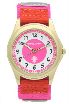 アンペルマン 腕時計 AMPELMANN 時計 レディース 女の子 キッズ 子供用 ピンク AMA-2035-22 NATO ベルト かわいい レッド ゴールド ホワイト STOP プレゼント ギフト