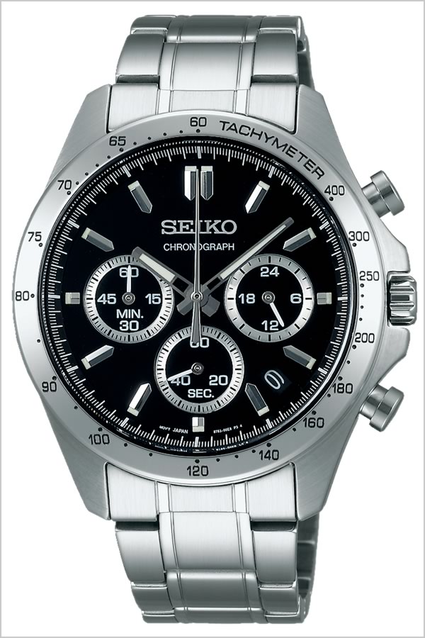 腕時計専門店ハイブリッドスタイルの【最大19,800円引き】【50％OFF】 セイコー 腕時計 SEIKO 時計 SPIRIT セイコースピリット メンズ ブラック SBTR013 ビジネス 仕事 スーツ クロノ クロノグラフ フォーマル 就活 防水 カジュアル おしゃれ メタル ベルト CHGRWAT プレゼント ギフト｜アングル2