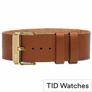 ティッドウォッチ 替えベルト TIDWatches ベルト ティッド ウォッチ ベルト TID Watches 替えベルト メンズ レディース TID-BELT-GD-T 革 ベルト おしゃれ 防水 替えベルト 北欧 ブラウン ゴールド TAN タン [ プレゼント ギフト 新生活 ]