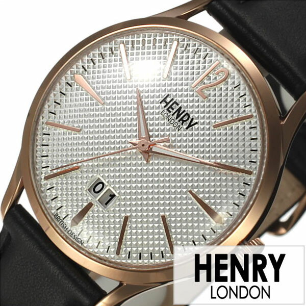 ヘンリーロンドン ビジネス腕時計 レディース ヘンリーロンドン 腕時計 HENRYLONDON 時計 ヘンリー ロンドン HENRY LONDON リッチモンド RICHMOND メンズ レディース ホワイト HL41-JS-0038 ブランド イギリス 防水 シンプル 革 レザー ベルト ブラック ピンクゴールド 父の日 新生活 新社会人