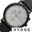 ヒュッゲ 腕時計 HYGGE 時計 ヒュッゲ 時計 HYGGE 腕時計 2204 メンズ レディース ホワイト HGE020002 正規品 人気 ブランド 防水 革 レザー ペアウォッチ ユニセックス デザイナーズウォッチ ファッション ブラック プレゼント ギフト 新生活 新社会人 父の日