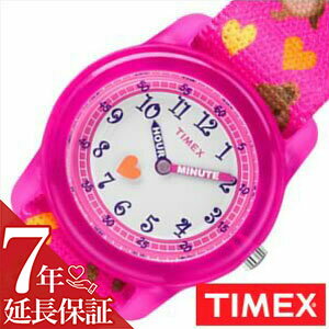 タイメックス 腕時計 TIMEX 時計 タイメックス 時計 TIMEX 腕時計 タイムティーチャー TIME TEACHERS キッズ 女の子 ホワイト TW7C16600 正規品 欧米 アメリカ ラウンド おしゃれ シリコン ストラップ テディベア ハート かわいい 子供 女の子