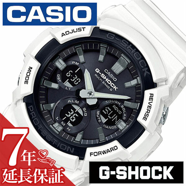 カシオ 腕時計 CASIO 時計 Gショック G-SHOCK メンズ ブラック GAW-100B-7AJF Gショック スタンダード スポーツウォッチ アウトドア ビッグフェイス ワールドタイム カレンダー ソーラー デジタル アナデジ 電波時計 モノトーン 新社会人 父の日