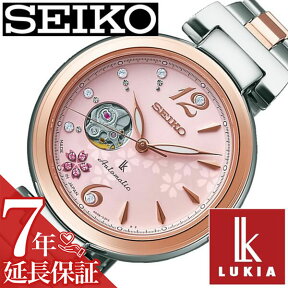 [延長保証対象]セイコー 腕時計 SEIKO 時計 ルキア サクラ ブルーミング限定モデル LUKIA SAKURA Blooming Limited Edition レディース ピンク SSVM040 ペア ペアウォッチ メカニカル プレゼント ギフト 新生活 新社会人 母の日