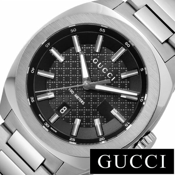 グッチ 腕時計 GUCCI 時計 グッチ 時計 GUCCI 腕時計 GG2570 メンズ/ブラック YA142312 人気 イタリア ブランド 高級 メタル 防水 おすすめ ファッション プレゼント ギフト 新生活 新社会人 父の日 プレゼント