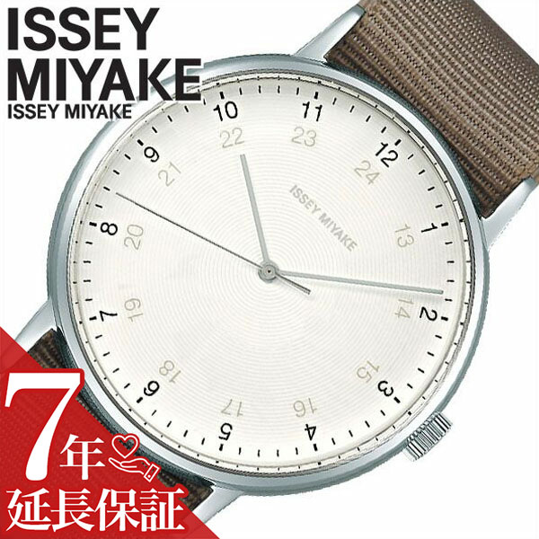 イッセイミヤケ 腕時計 ISSEYMIYAKE 時計 イッセイ ミヤケ 腕時計 ISSEY MIYAKE 時計 イッセイミヤケ腕時計 エフ f メンズ腕時計 ホワイト NYAJ003 [ ブランド ラウンド イッセー 岩崎 一郎 デザイナーズ デザイン モード カーキ ナイロン プレゼント ギフト 新生活 ]