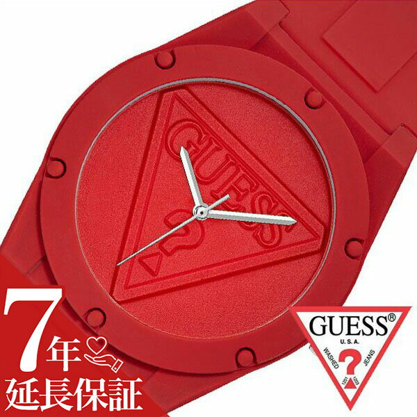 ゲス ゲス 腕時計 GUESS 時計 GUESS 腕時計 ゲス 時計 レトロポップ RETRO POP メンズ レディース腕時計 レッド W0979L3 人気 ブランド 防水 ファッション レッド オールレッド シリコン ペアウォッチ プレゼント ギフト 新生活 新社会人