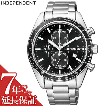 【延長保証対象】シチズン 腕時計 CITIZEN 時計 インディペンデント タイムレスライン INDEPENDENT Timeless Line メンズ ブラック BA7-115-51 [ クロノグラフ シンプル ビジネス スーツ カジュアル 丸型 ラウンド おしゃれ ブランド ] [ プレゼント ギフト 新生活 ]